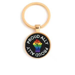 PROUD ALLY CUSTOM KEY RING